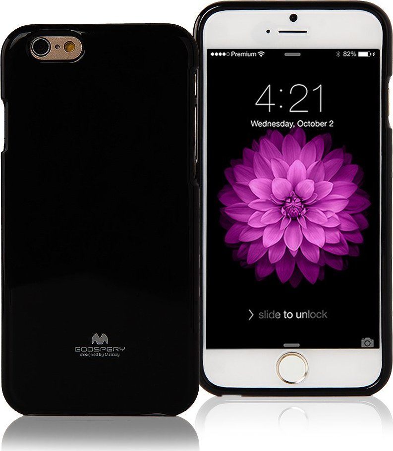 Mercury Pouzdro / kryt pro Apple iPhone 6 / 6S - Mercury, Jelly Case Black