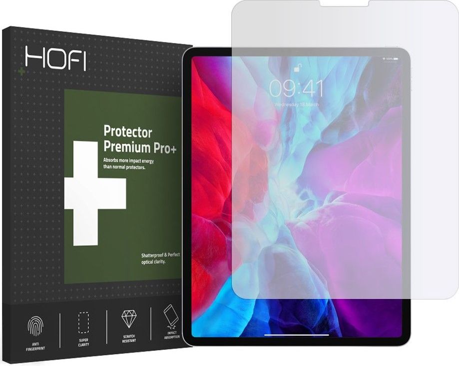 Hofi Hybridní ochranné sklo pro iPad Pro 12.9 (2018/2020) - Hofi, Glass Pro+
