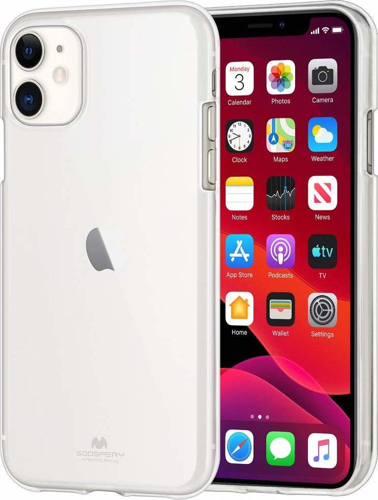 Mercury Ochranný kryt pro iPhone 11 - Mercury, Jelly Transparent