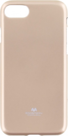 Mercury Pouzdro / kryt pro Apple iPhone 6 / 6S - Mercury, Jelly Case Gold