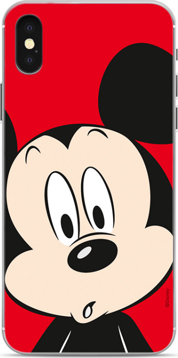Ert Ochranný kryt pro iPhone XS / X - Disney, Mickey 019 Red
