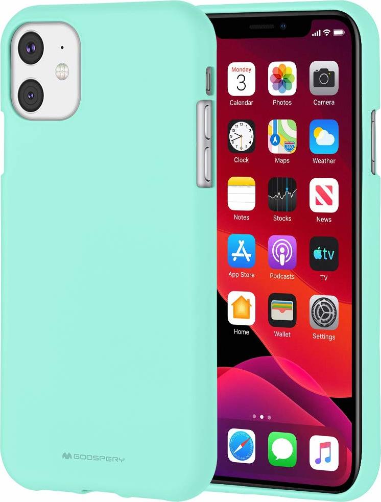 Mercury Ochranný kryt pro iPhone 11 - Mercury, Soft Feeling Mint