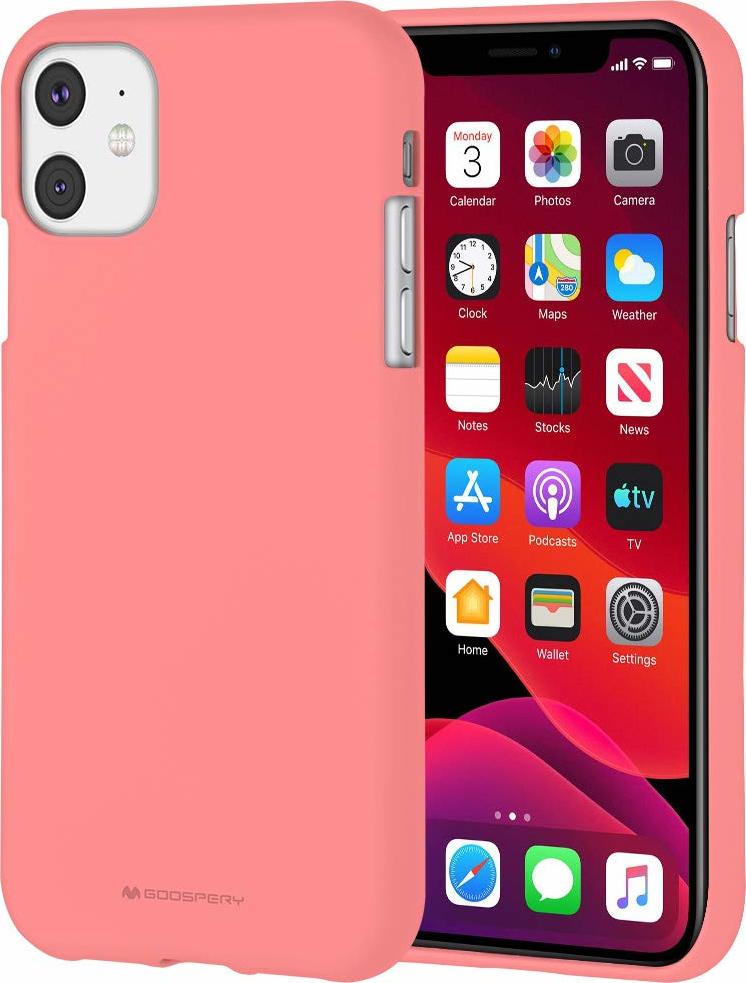 Ochranný kryt pro iPhone 11 - Mercury, Soft Feeling Pink