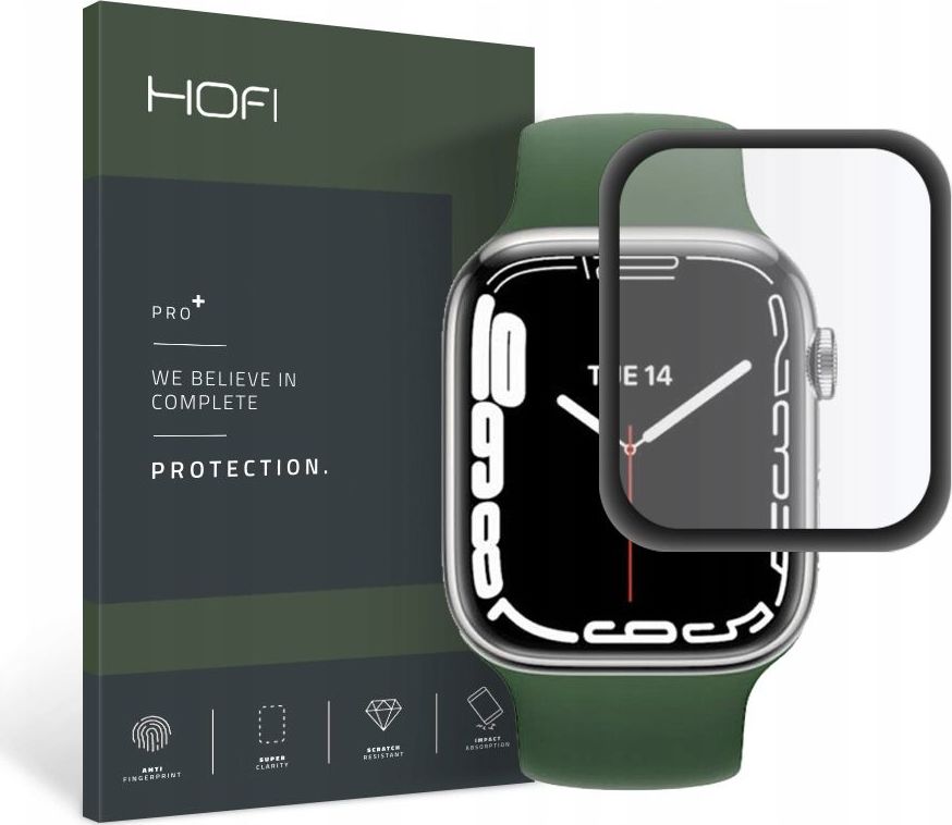 Hofi Hybridní ochranné sklo pro Apple Watch 45mm - Hofi, Hybrid Glass