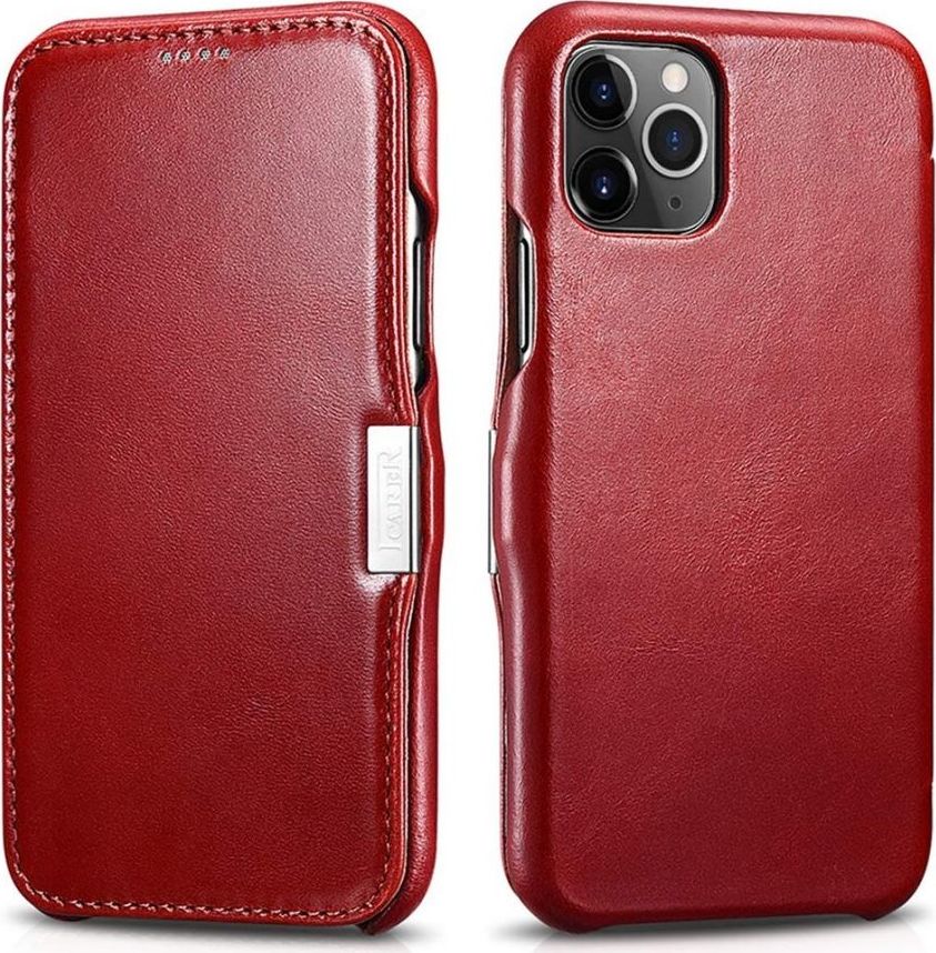 iCarer Knížkové pouzdro pro iPhone 11 Pro - iCarer, Vintage Red