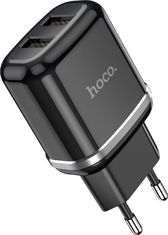 Hoco Nabíjecí USB adaptér do sítě - Hoco, N4 Aspiring Black