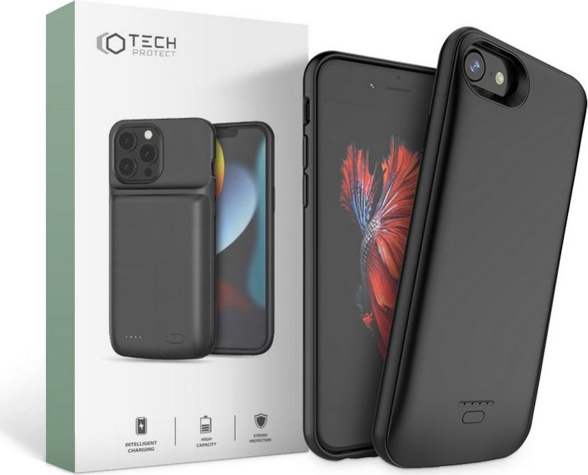 Tech-Protect Nabíjecí pouzdro pro iPhone 8 / 7 / 6S / 6 / SE (2020/2022) - Tech-Protect, Battery Pack 3200mAh