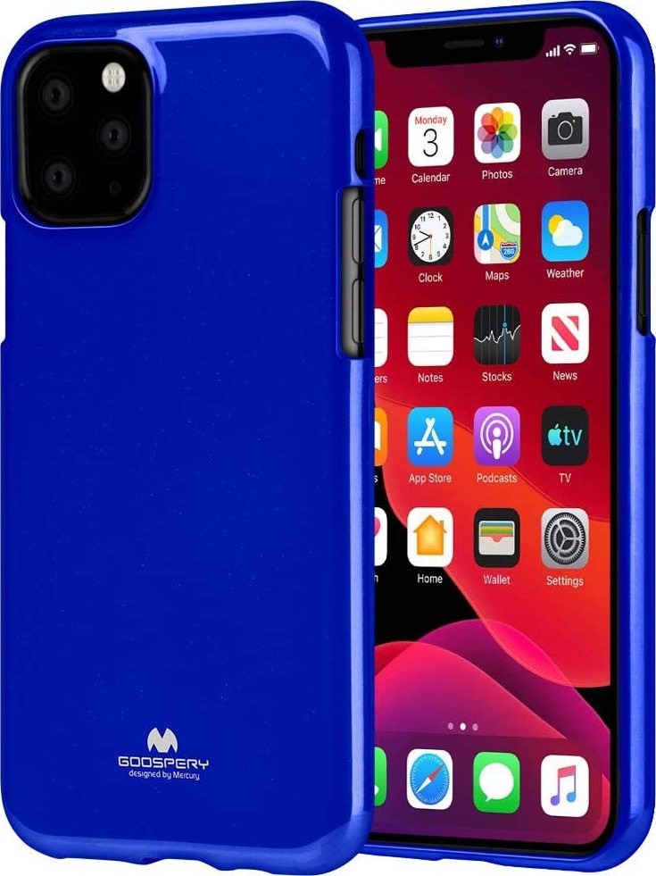 Mercury Ochranný kryt pro iPhone 11 Pro - Mercury, Jelly Blue