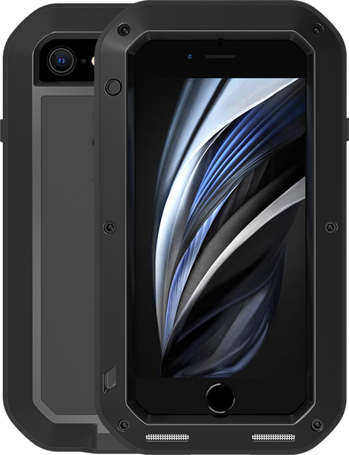 Love Mei Ochranný kryt pro iPhone 7 / 8 / SE (2020/2022) - LOVE MEI, Powerful Black