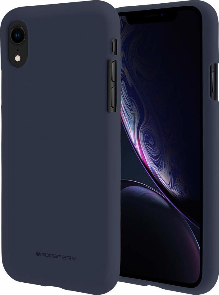 Mercury Ochranný kryt pro iPhone XR - Mercury, Soft Feeling Midnight Blue