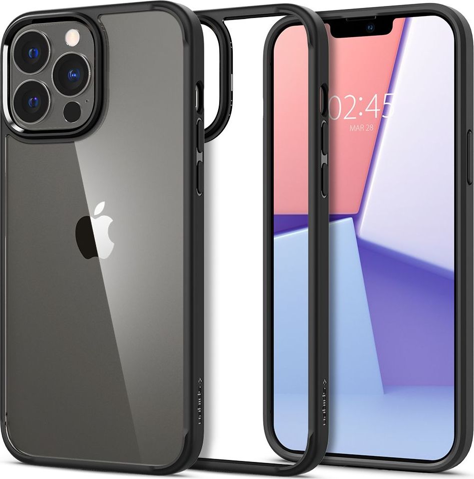 Spigen Ochranný kryt pro iPhone 13 Pro - Spigen, Ultra Hybrid Black