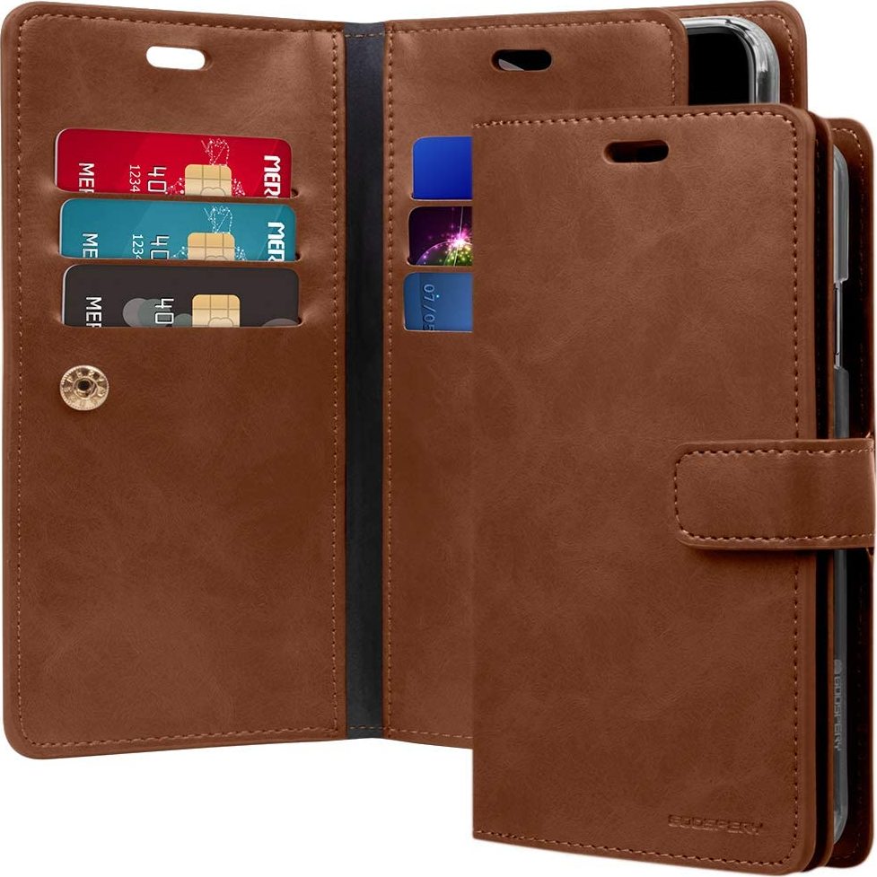 Mercury Knížkové pouzdro na iPhone XR - Mercury, Mansoor Diary Brown