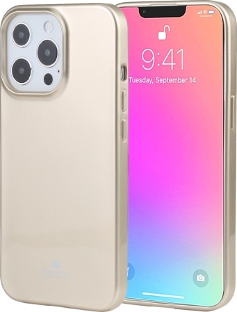 Mercury Ochranný kryt pro iPhone 13 Pro MAX - Mercury, Jelly Gold