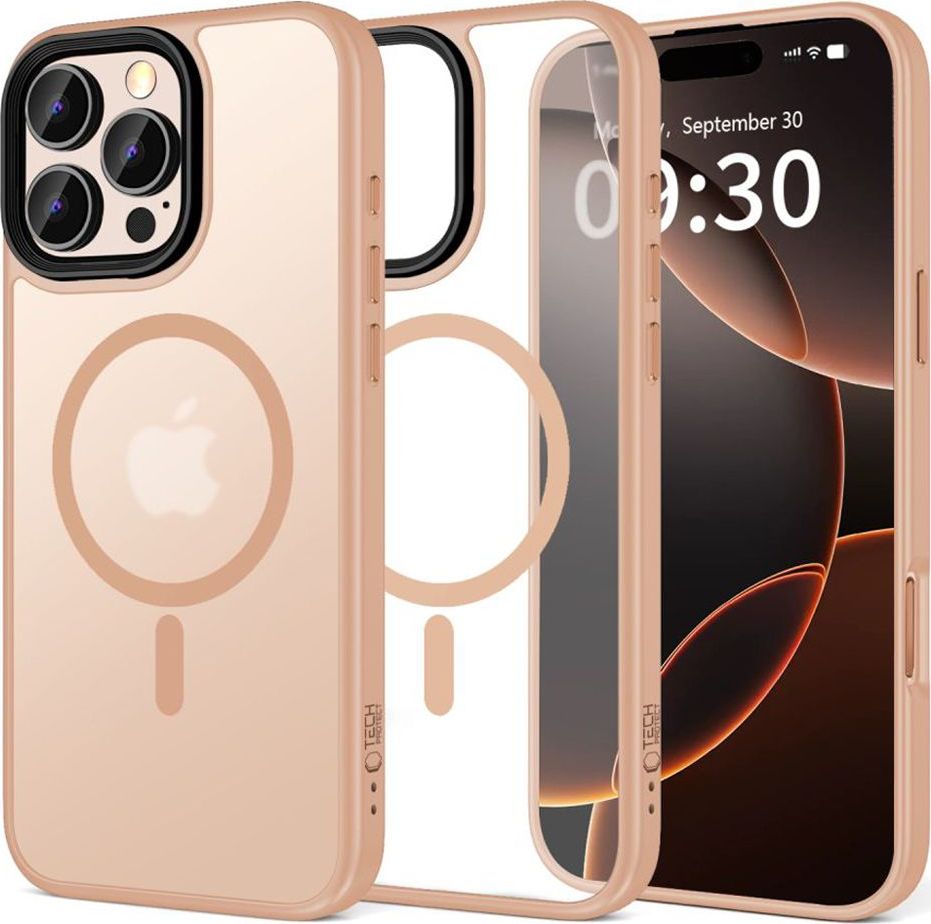 Tech-Protect Ochranný kryt na iPhone 16 Pro - Tech-Protect, Magmat MagSafe Matte Desert