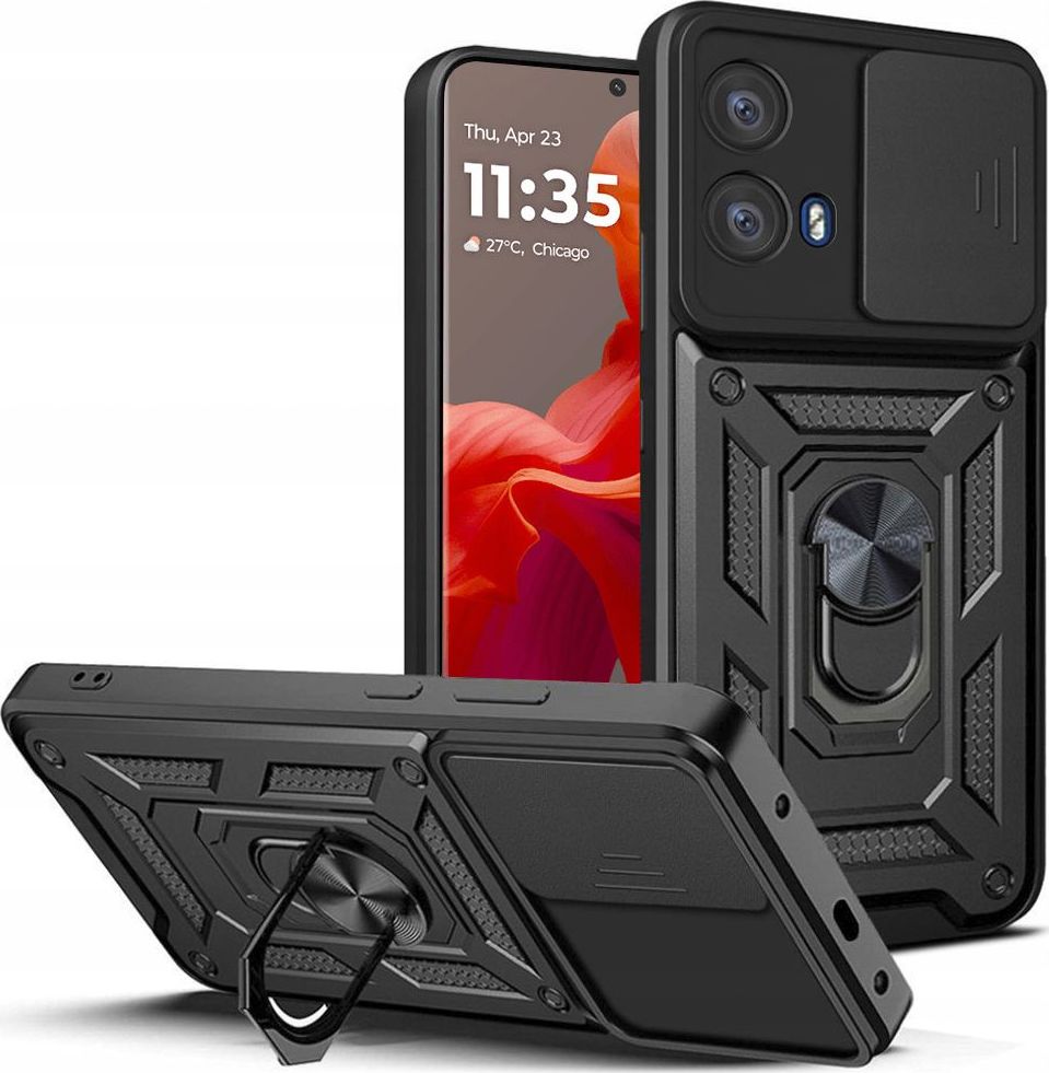 Tech-Protect Ochranný kryt pro Motorola Moto G85 - Tech-Protect, CamShield Black