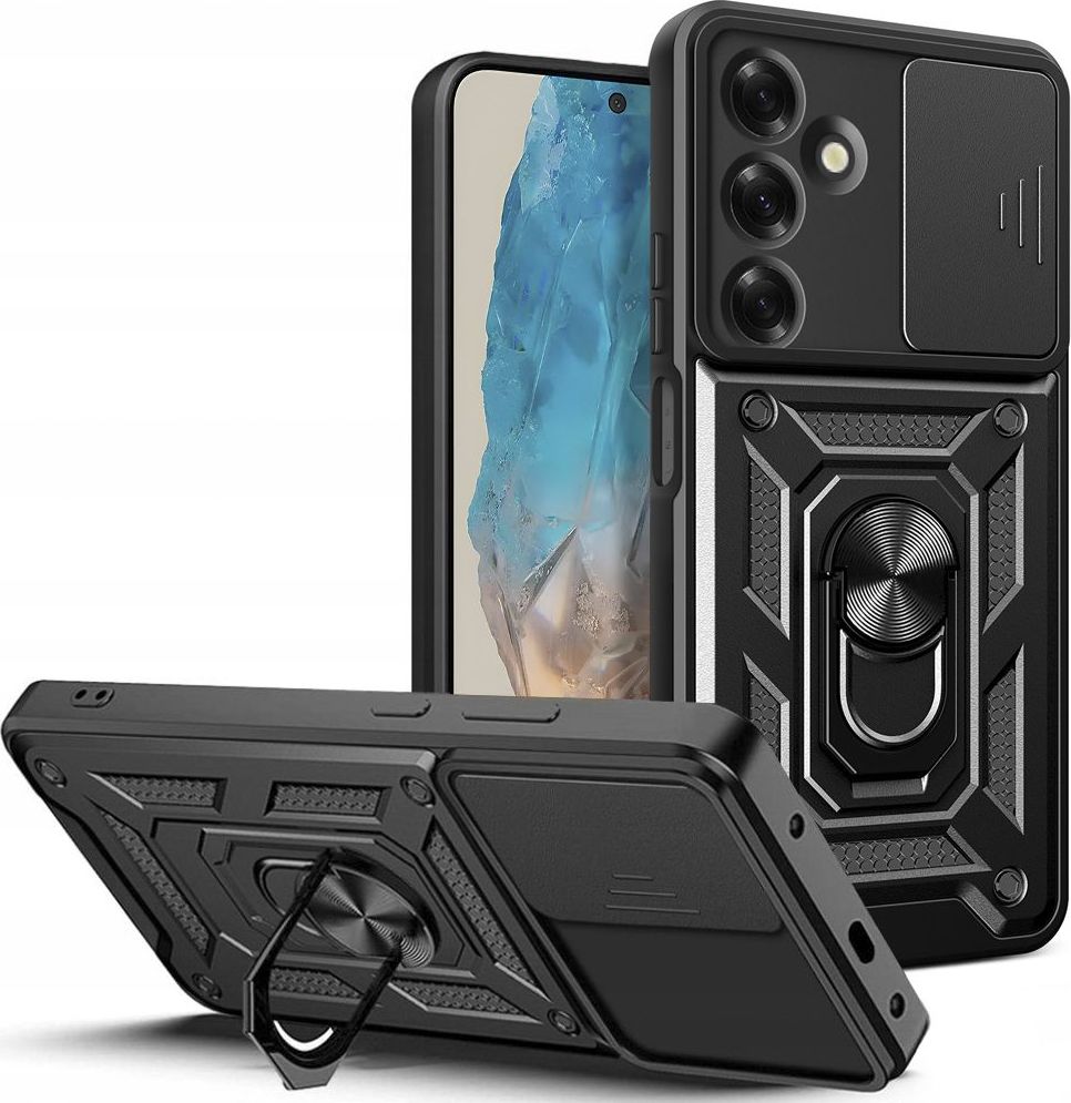 Tech-Protect Ochranný kryt pro Samsung Galaxy M35 5G - Tech-Protect, CamShield Black