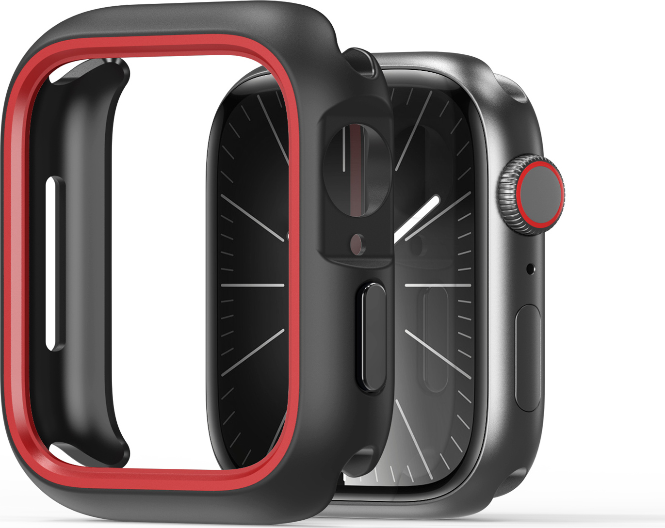 DuxDucis Ochranný kryt na Apple Watch 46mm - DuxDucis, Bamo Black/Red