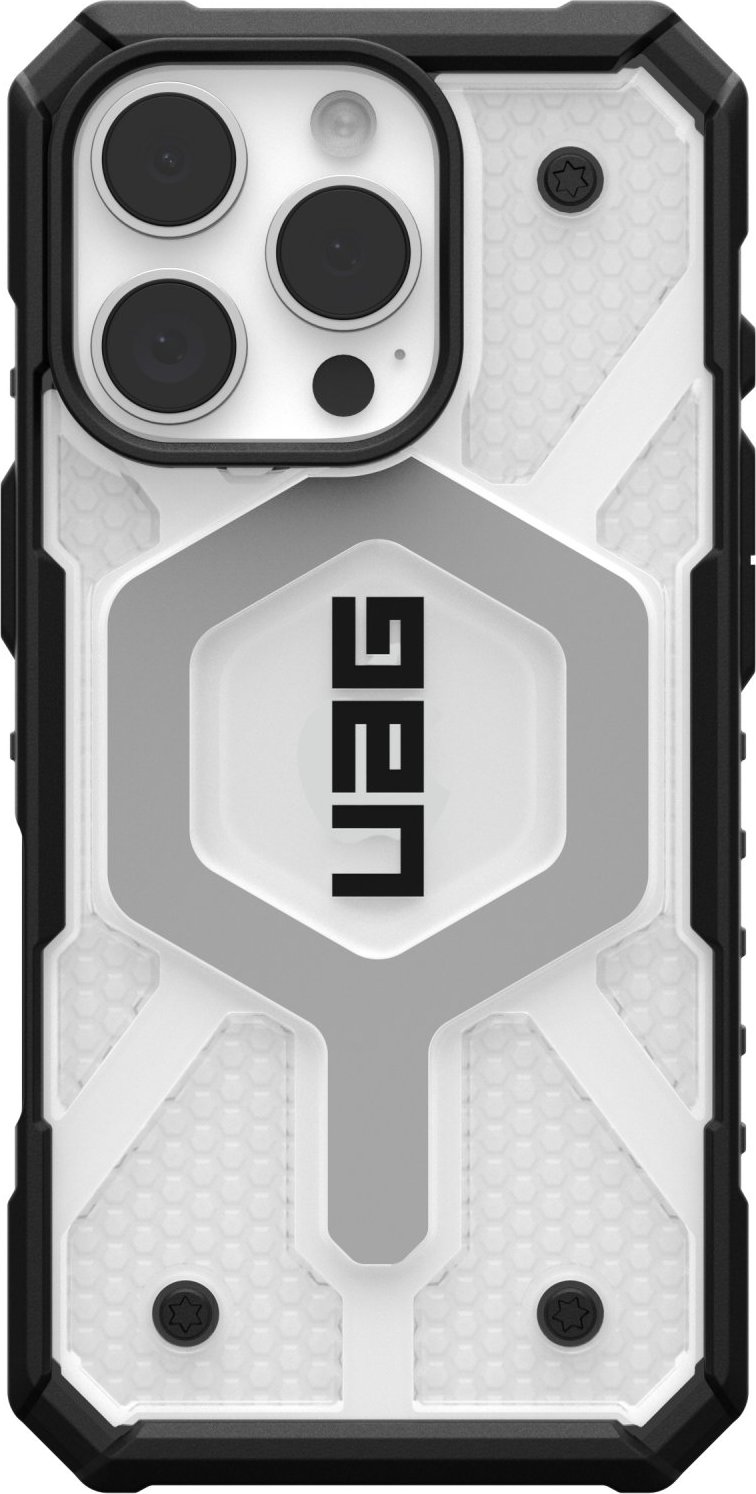 UAG Pathfinder Clear Magsafe kryt iPhone 16 Pro bílý