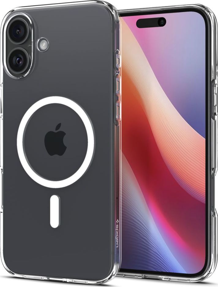 Spigen Liquid Crystal MagSafe kryt iPhone 16 Plus crystal clear