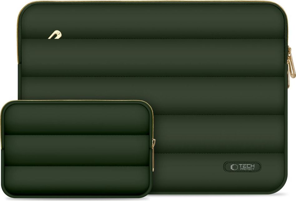 Tech-Protect Pouzdro na notebook - Tech-Protect, 13-14 Puffy Army Green