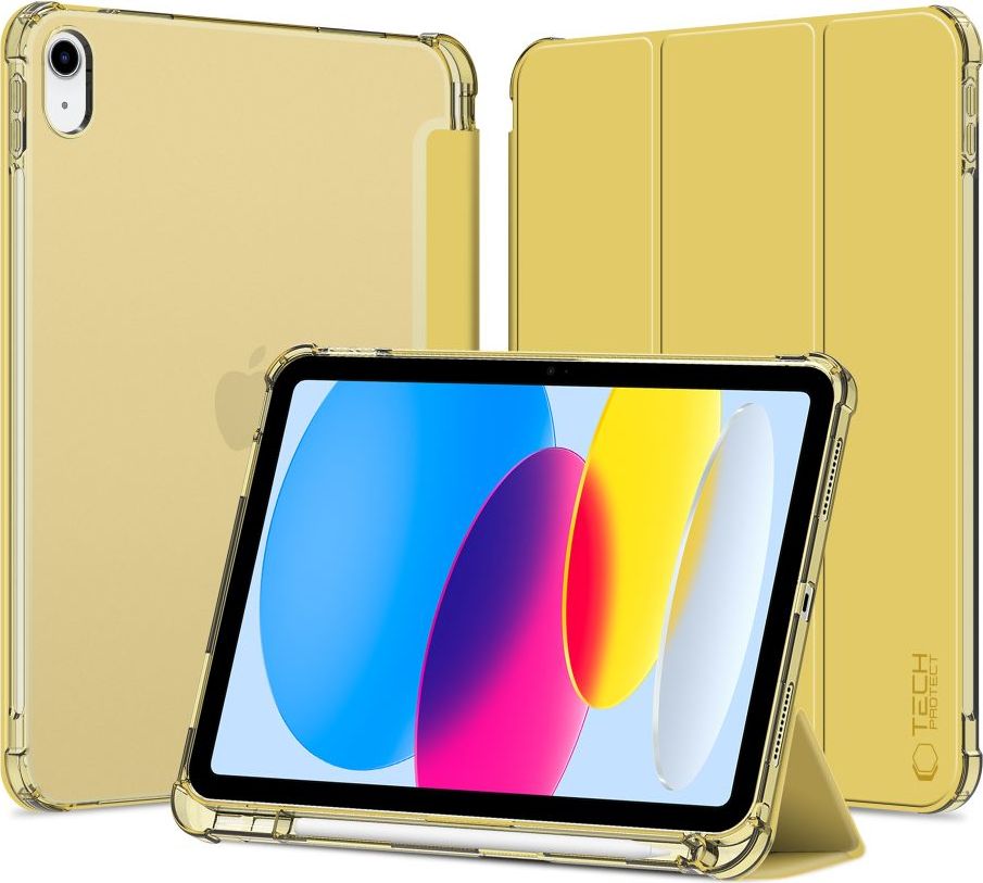Tech-Protect Pouzdro na iPad 11 (2025) / iPad 10.9 (2022) - Tech-Protect, SmartCase Hybrid Yellow