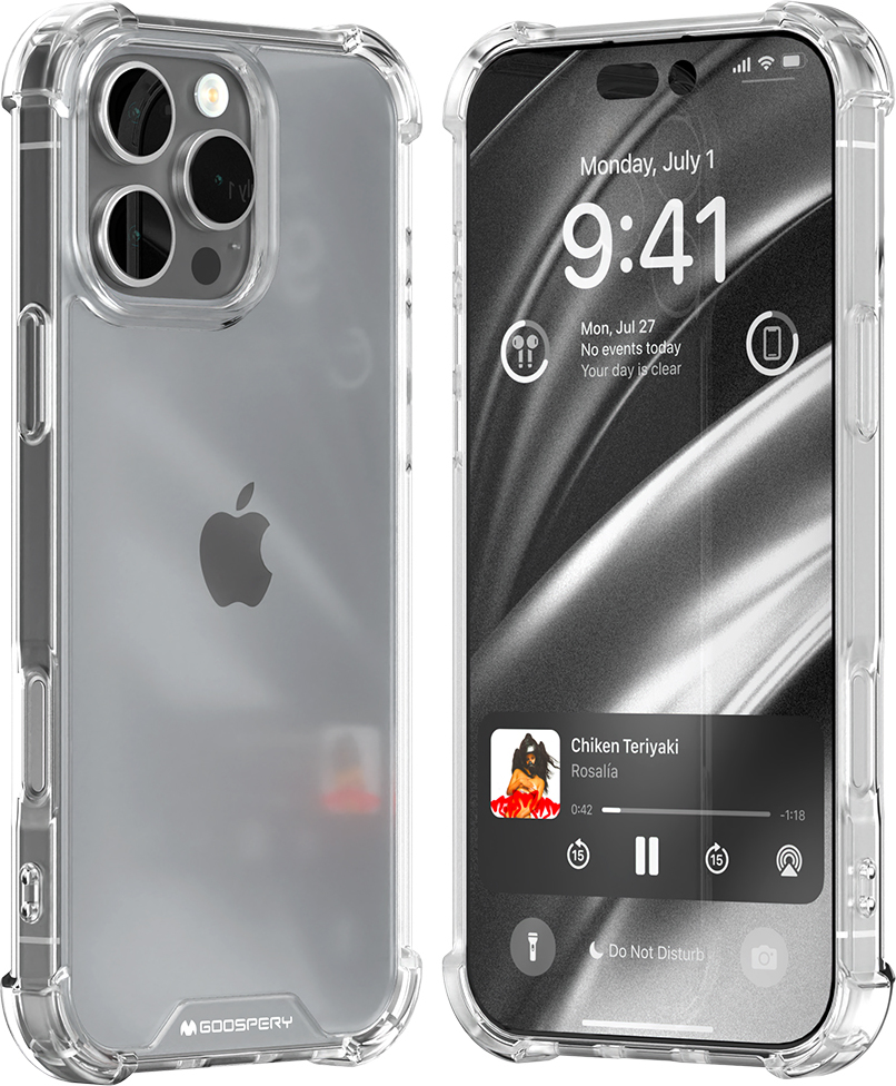 Mercury Ochranný kryt na iPhone 16 Pro MAX - Mercury, SuperProtect Transparent