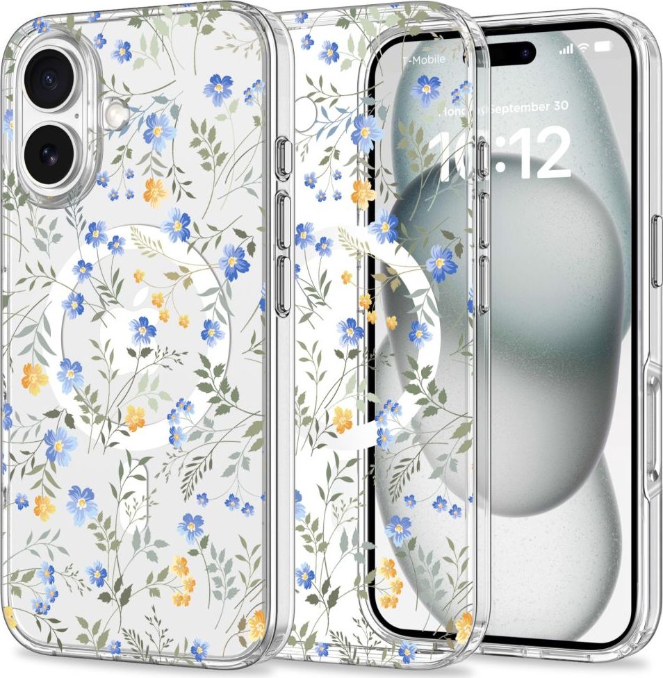 Tech-Protect Ochranný kryt na iPhone 16 - Tech-Protect, Magmood MagSafe Spring Flowers