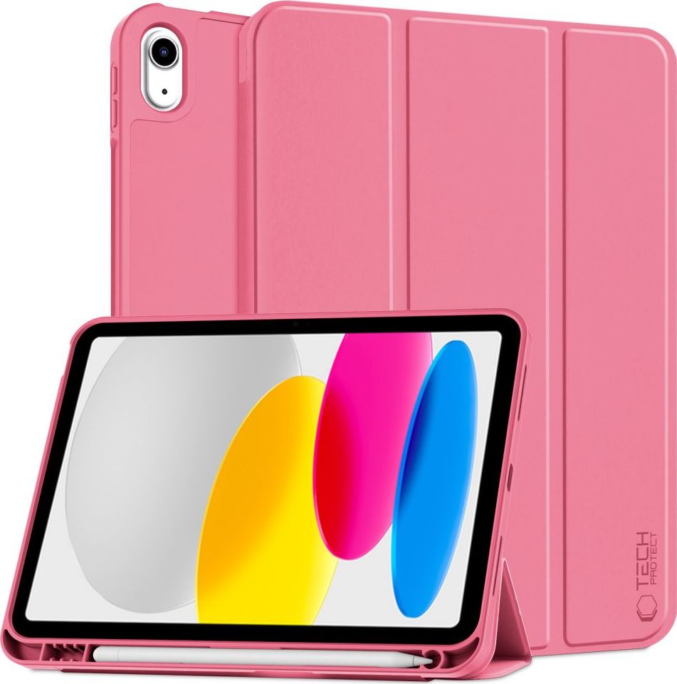 Tech-Protect Pouzdro na iPad 11 (2025) / iPad 10.9 (2022) - Tech-Protect, SmartCase Pen Magenta