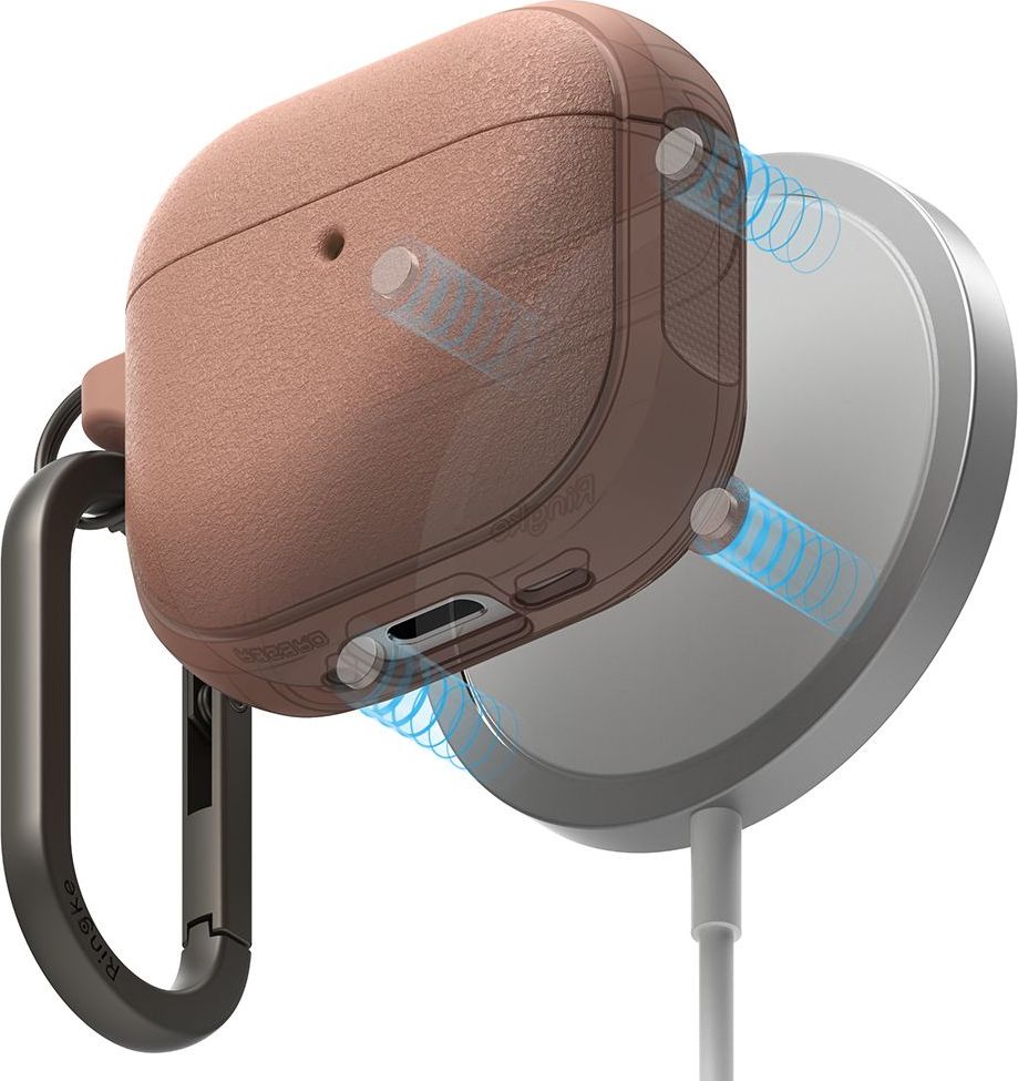 Ringke Pouzdro na sluchátka AirPods 4 - Ringke, Onyx MagSafe Constant Coral