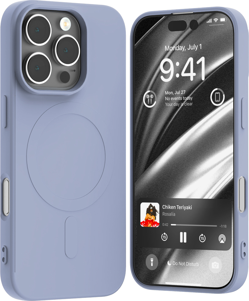 Mercury Ochranný kryt na iPhone 16 Pro - Mercury, SemiSilicon MagSafe Lavender