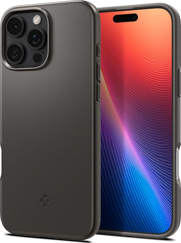 Spigen Thin Fit MagSafe kryt iPhone 16 Pro Max gunmetal