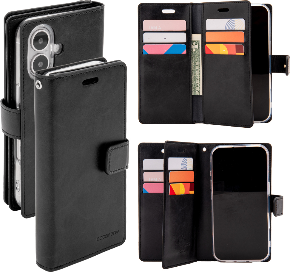 Mercury Ochranné pouzdro na iPhone 16 - Mercury, Mansoor Diary Black