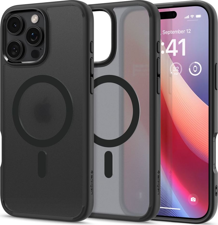 Spigen Ultra Hybrid MagSafe kryt iPhone 16 Pro Max frost black
