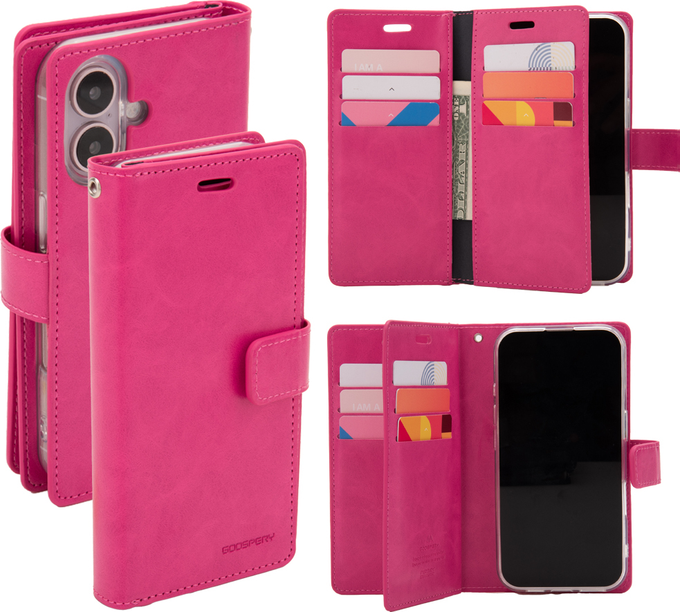 Mercury Ochranné pouzdro na iPhone 16 - Mercury, Mansoor Diary HotPink