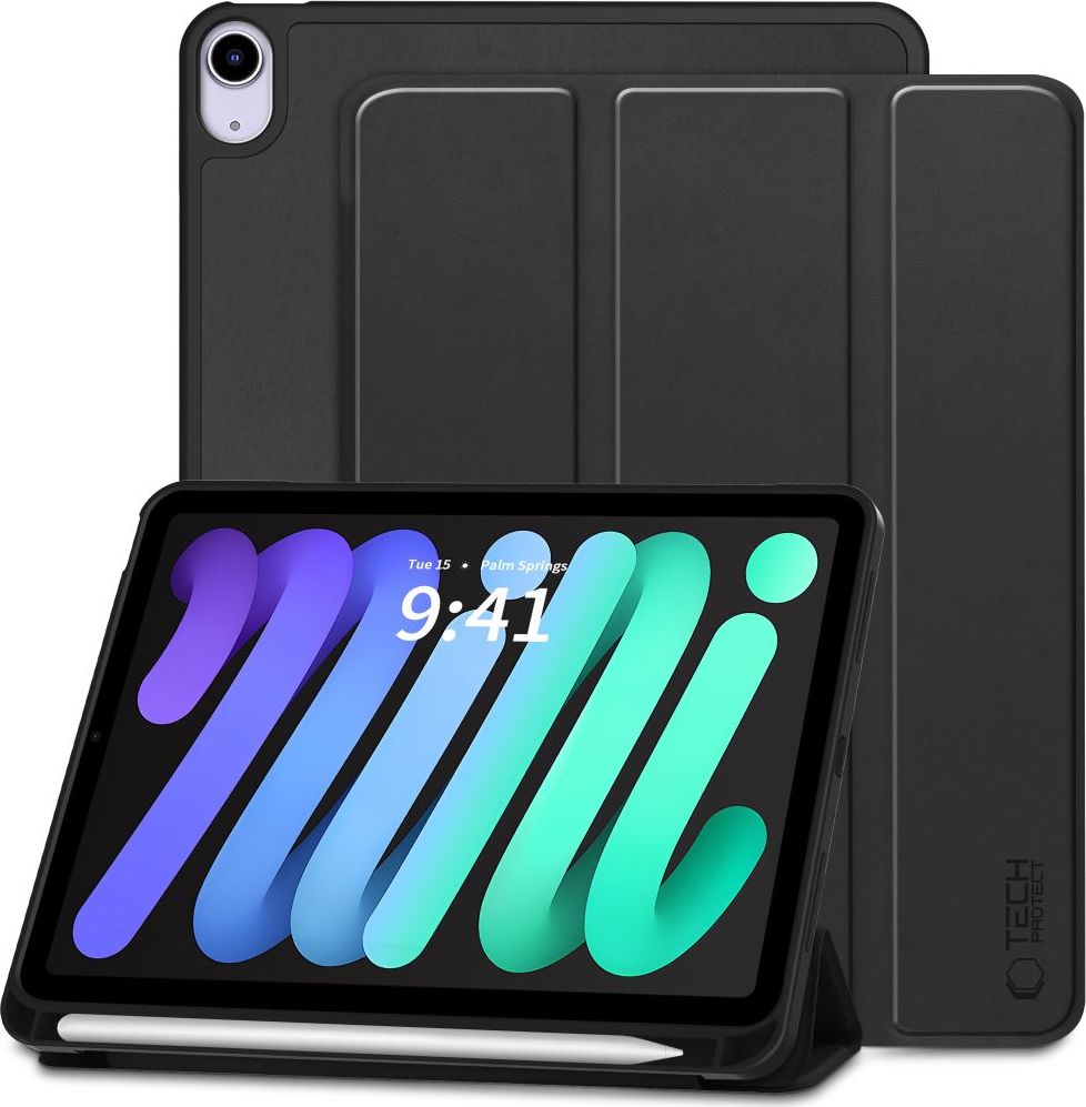 Tech-Protect Ochranné pouzdro na iPad mini (2024/2021) - Tech-Protect, SmartCase Pen Black