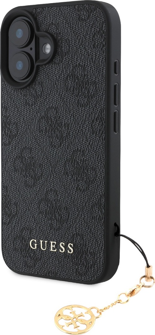 Guess 4G Charm kryt pro iPhone 16 šedý