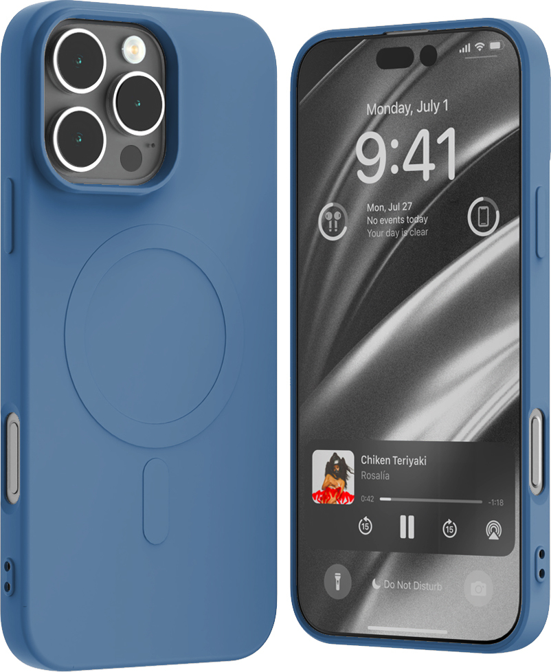 Mercury Ochranný kryt na iPhone 16 Pro MAX - Mercury, SemiSilicon MagSafe Blue