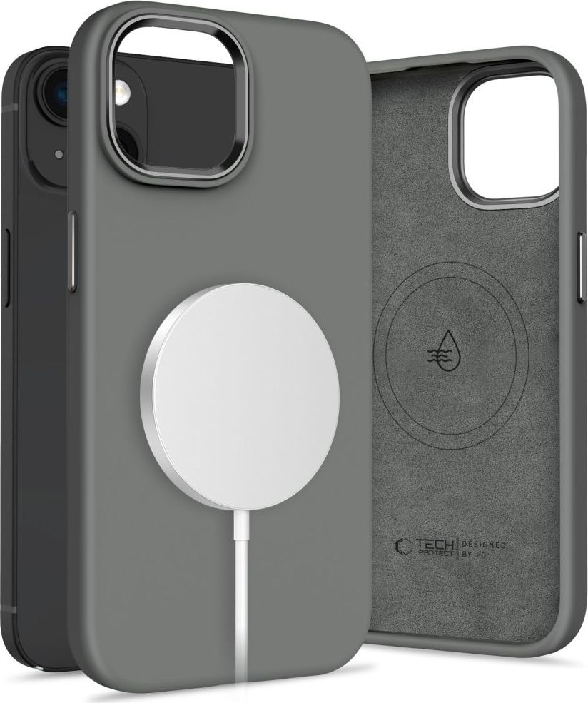 Tech-Protect Ochranný kryt na iPhone 15 - Tech-Protect, Pure MagSafe Clay