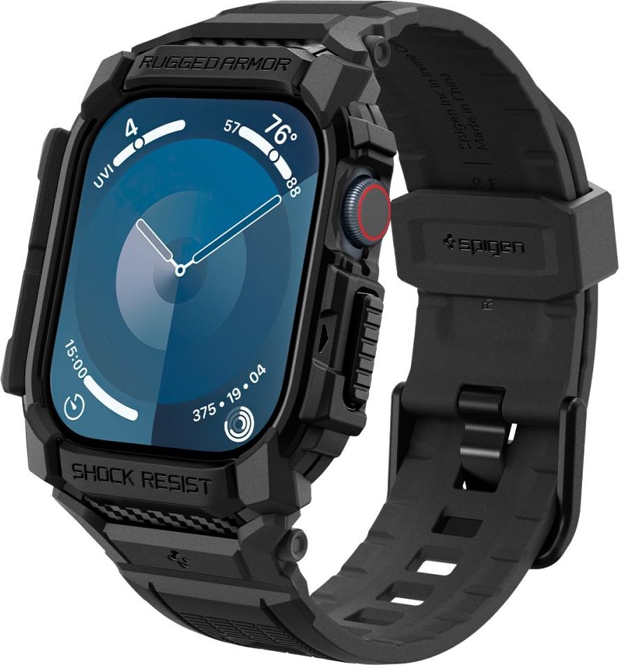 Spigen Rugged Armor Pro řemínek s pouzdrem Apple Watch 10 (42mm) matně černý