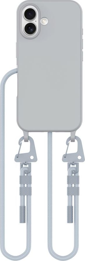 Tech-Protect Kryt se šňůrkou na iPhone 16 - Tech-Protect, Magnecklace MagSafe Crayon Gray