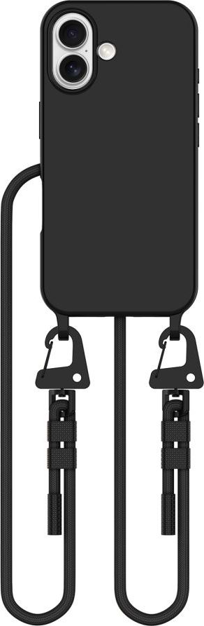 Tech-Protect Kryt se šňůrkou na iPhone 16 - Tech-Protect, Magnecklace MagSafe Black