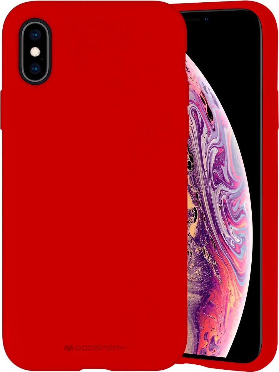 Mercury Ochranný kryt pro iPhone XS / X - Mercury, Silicone Red