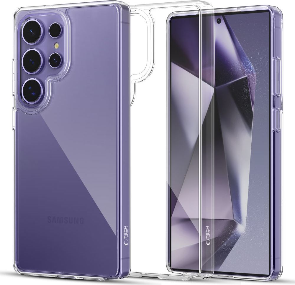 Tech-Protect Ochranný kryt na Samsung Galaxy S25 ULTRA - Tech-Protect, Flexair Hybrid Crystal