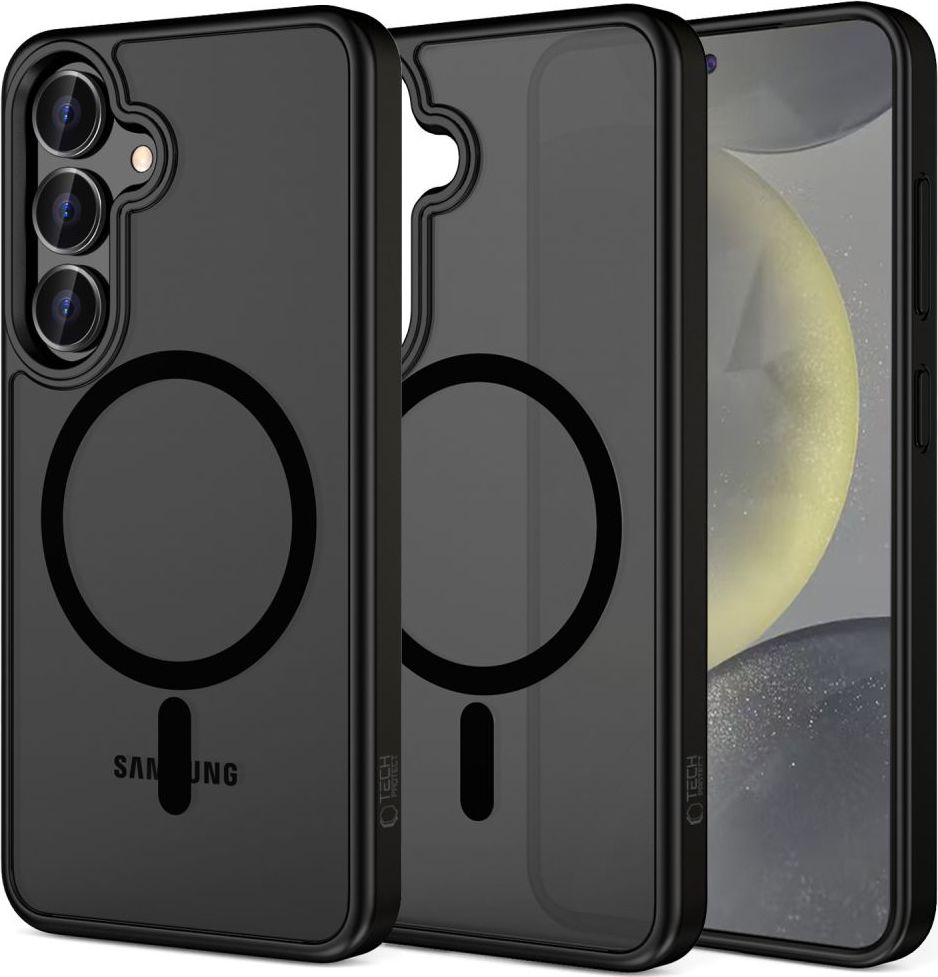 Tech-Protect Ochranný kryt na Samsung Galaxy S25+ PLUS - Tech-Protect, Magmat MagSafe Matte Black