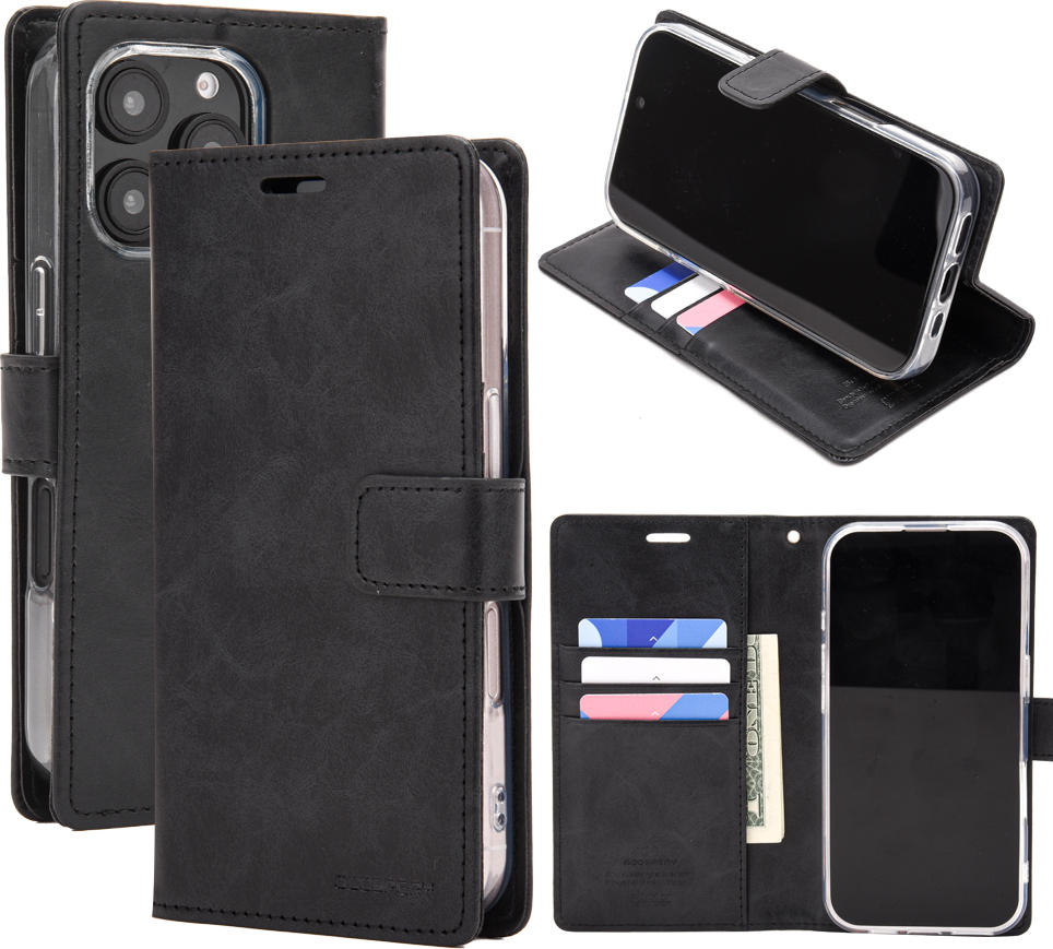 Mercury Ochranné pouzdro na iPhone 16 Pro MAX - Mercury, Bluemoon Diary Black