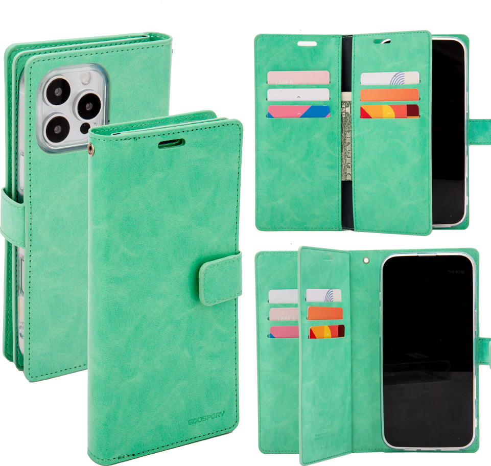 Mercury Ochranné pouzdro na iPhone 16 Pro MAX - Mercury, Mansoor Diary Mint