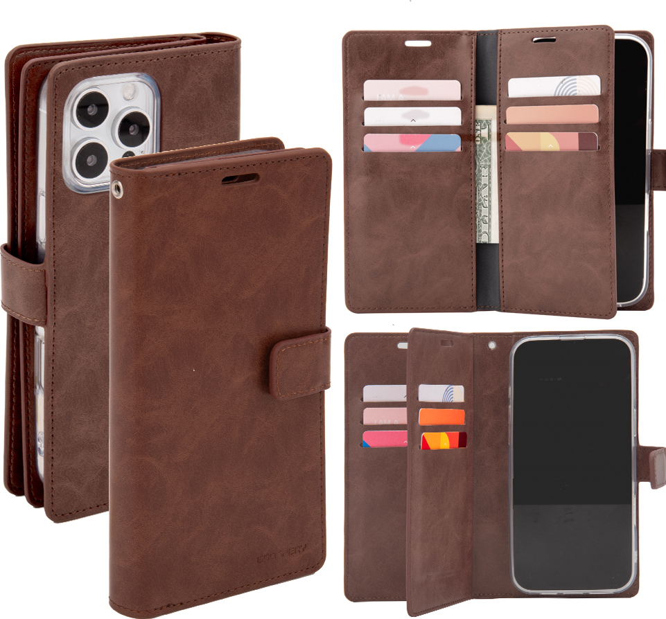 Mercury Ochranné pouzdro na iPhone 16 Pro MAX - Mercury, Mansoor Diary Brown