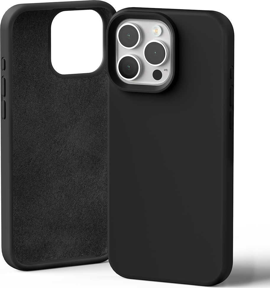 Mercury Ochranný kryt na iPhone 16 Pro MAX - Mercury, Silicone Black