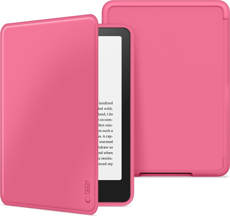 Tech-Protect Pouzdro na Kindle Paperwhite 6 (2024) - Tech-Protect, SmartCase Rapberry Pink