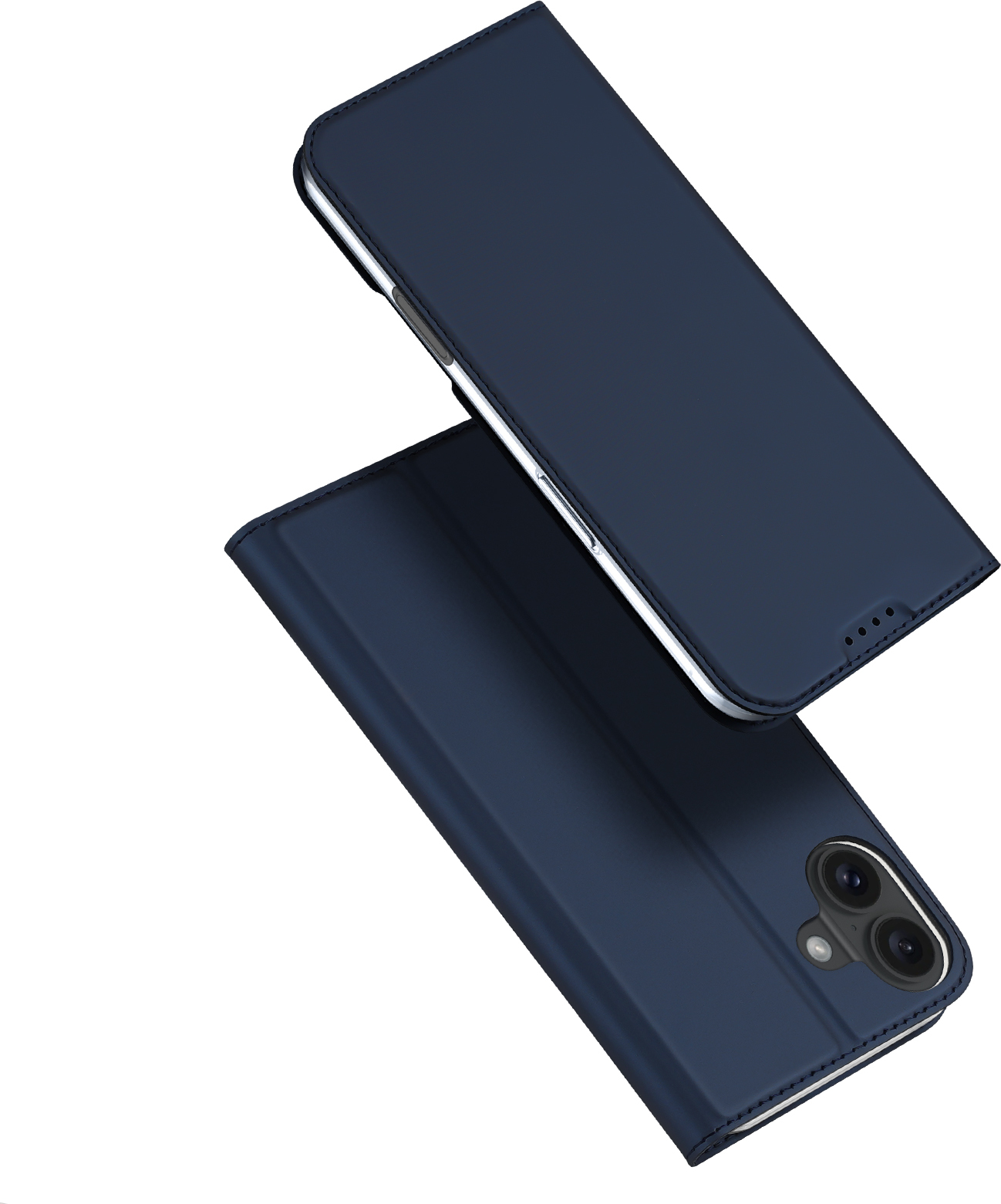 DuxDucis Knížkové pouzdro na iPhone 16 PLUS - DuxDucis, SkinPro Blue